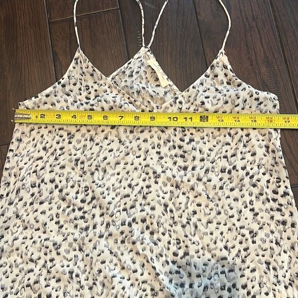 Silk racerback leopard top - Picture 3 of 4